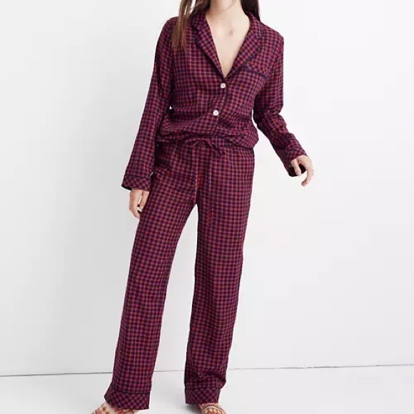Madewell Other - Madewell Bedtime Pajama set in Gingham Check
